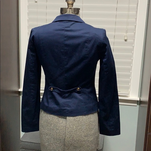*Last Chance* H&M Navy Jacket Fully lined size 8 - Picture 3 of 4